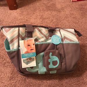 Diaper bag and nap tote